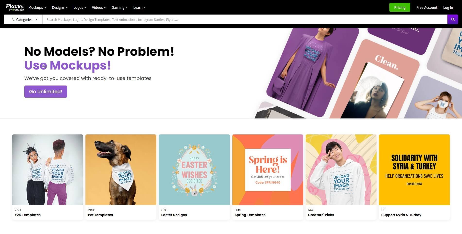 PlaceIt - logo and brand identity design tools