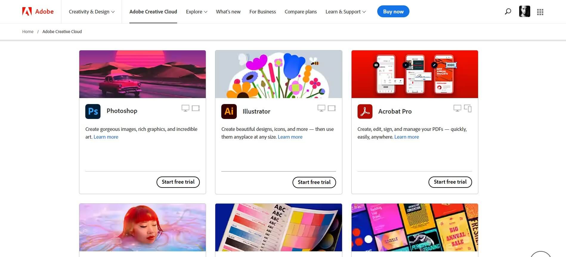 Adobe CC - logo and brand identity design tools