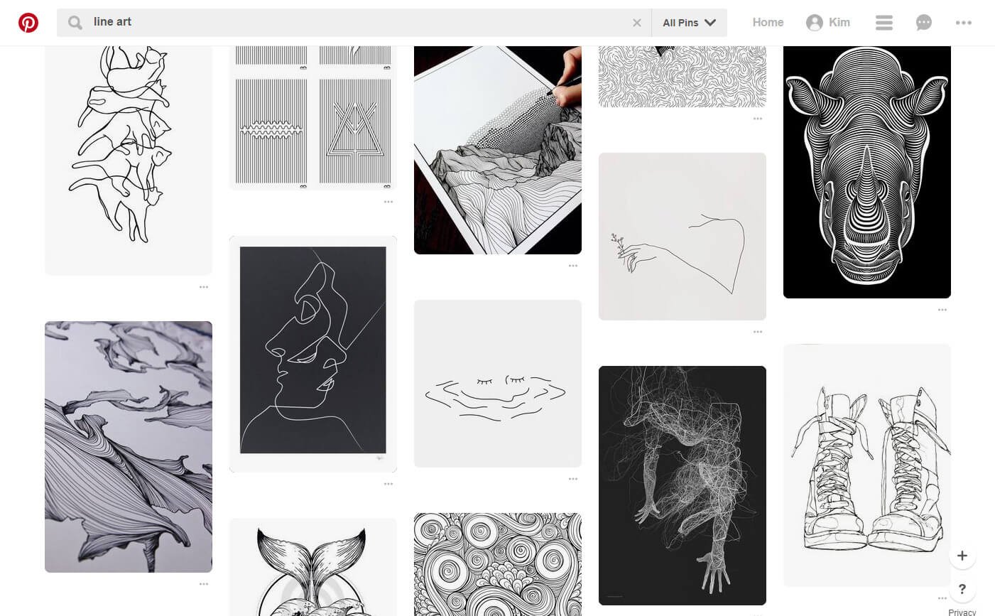 Pinterest design inspiration